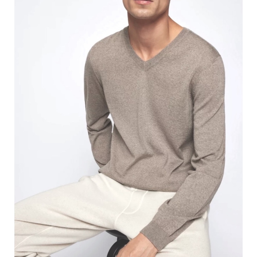 Hugo Boss Merino Wool V-Neck Sweater